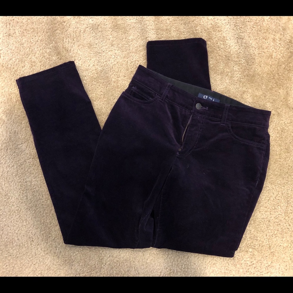 Purple Chaps straight leg corduroys